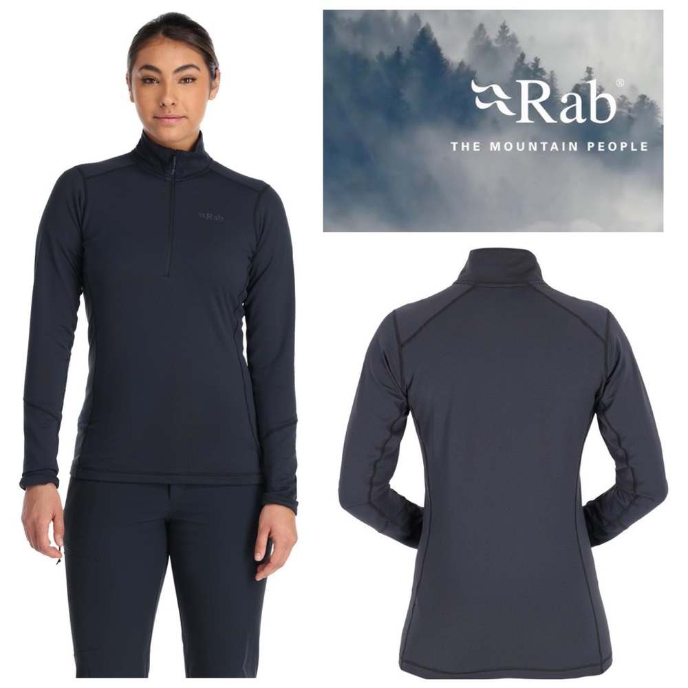 Rab Conduit Pull On Long Sleeve Top - Navy
